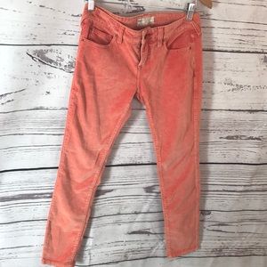 FREE PEOPLE size 25 velvet skinny jeans